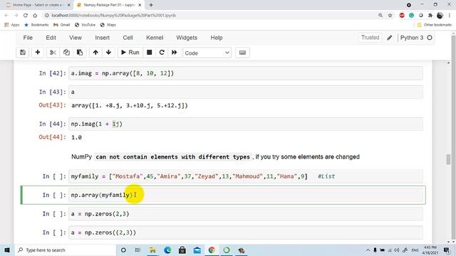 Numpy Part 01 |Packages بالعربي смотреть онлайн