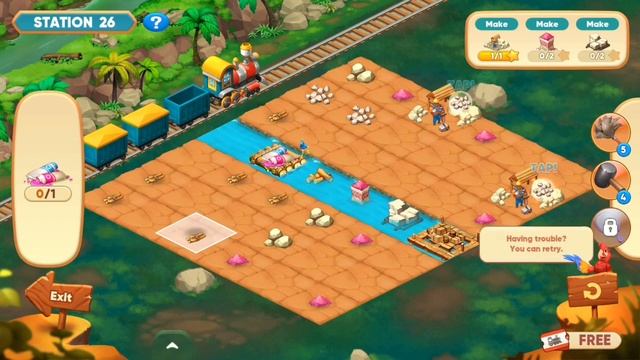 3 match merge game Merge Train Town [puzzle merge game] Level 26 Gameplay Guide смотреть онлайн