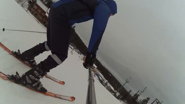 На горных лыжах в Салме смотреть онлайн