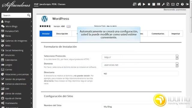 31 - Instalar aplicaciones con Softaculous смотреть онлайн