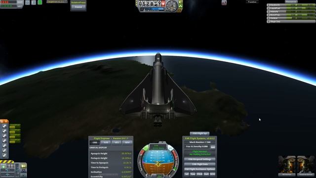 Let's Fly Kerbal Space Program: Mission Controller Mod, part 21, Roc in Reentry смотреть онлайн