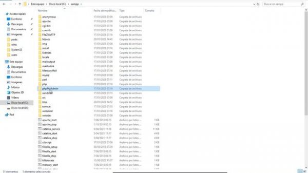 Las sentencias "DROP DATABASE" están desactivadas.