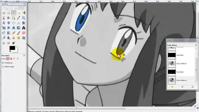 Editing Dawn on Gimp 2.6 смотреть онлайн