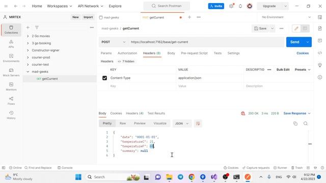 L1: Создание проекта C# WebApi (.NET 7), что такое Postman, Swagger, SourceTree, паттерн MVC.