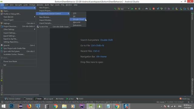 how to import an android project from github by clone project смотреть онлайн