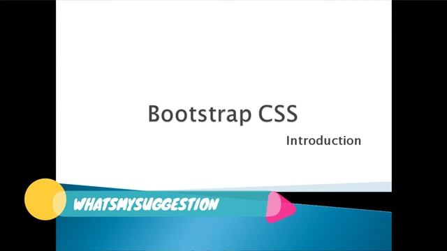 BootStrap CSS Introduction смотреть онлайн
