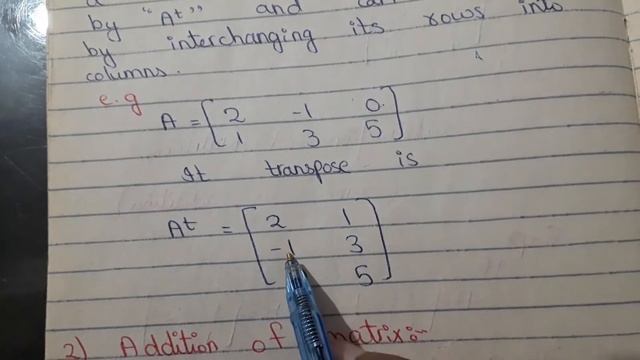 Transpose of matrix смотреть онлайн
