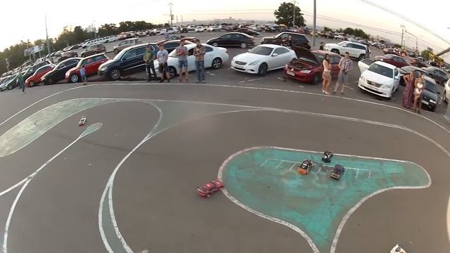 Воробьевы горы с высоты птичьего полета. (RCDRIFT) смотреть онлайн