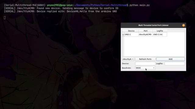 Multi Thread Serial Logger with GUI - written in Python 3 (for Arduino, ESP, etc) смотреть онлайн