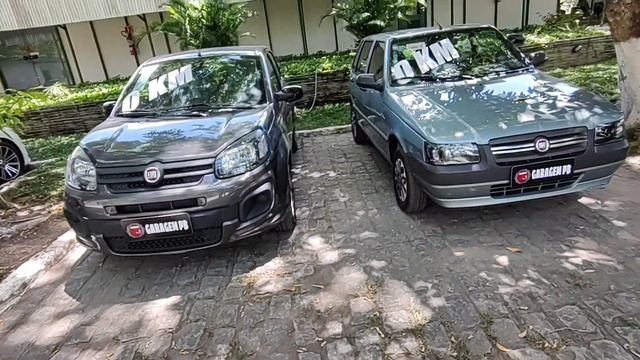 FIAT UNO CIAO E FIAT UNO MILLE GRAZIE, COMPARATIVO E DIFERENÇAS ENTRE OS 2 смотреть онлайн