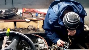 Болотоход каракат с двигателем Ока. Регулировка зажигания и карбюратора.