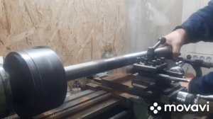 Ремонт, ШЛИФОВКА перьев вилки в гараже