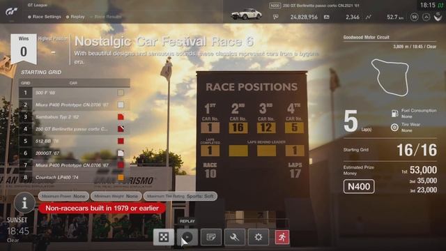 Gran Turismo Sport PS5 | GT League Amateur Nostalgic Car Festival Race - Extra Events +++ [4K] смотреть онлайн
