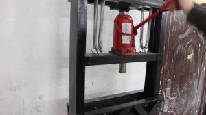 Самодельный гидравлический пресс из домкрата