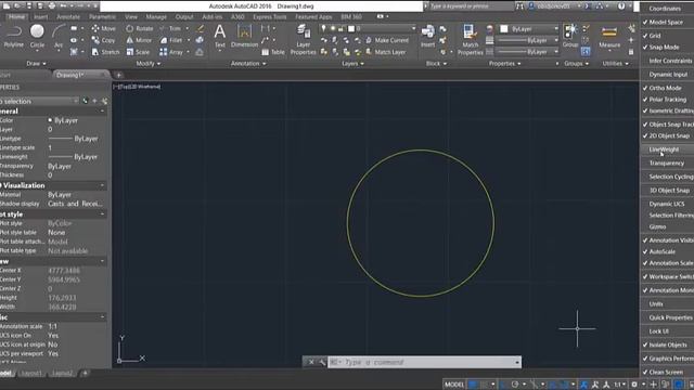 2 урок AutoCAD. линия, полилиния, круг и дуга. 1 AutoCAD lesson. line, polyline, circle and arc. смотреть онлайн