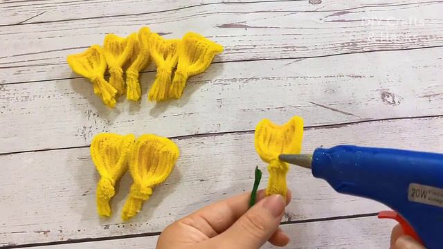Handmade diy pipe cleaner rose | How to make rose flower with pipe cleaner | Pipe Cleaner Craft смотреть онлайн