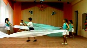 Танец с полотнами Умывало красно солнышко