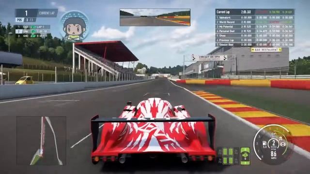Project Cars 2 - First sub-2:10 lap recorded at Spa for the GT1 class смотреть онлайн