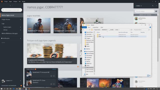 DIRECTX SETUP ERROR: AN INTERNAL ERROR OCCORRED. DURANTE A INTALAÇÃO DO BATTLEFIELD 3 , 4, OU OUTRO смотреть онлайн