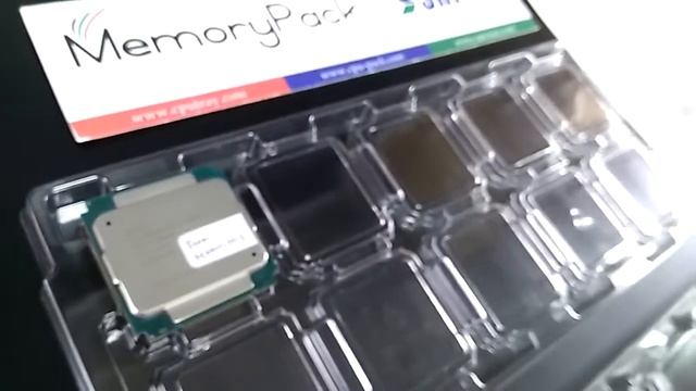 MPK plastic box tray cpu packaging Intel E5 V3 (www.cputray.com) смотреть онлайн