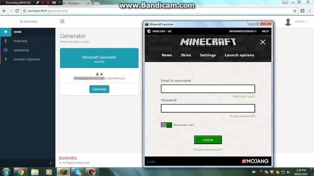 Minecraft FREE [Alt Generator] смотреть онлайн