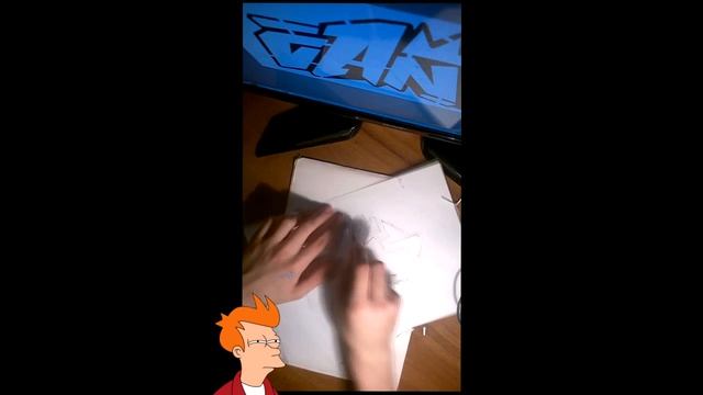 Как сделать трафарет-тегу для граффити. смотреть онлайн