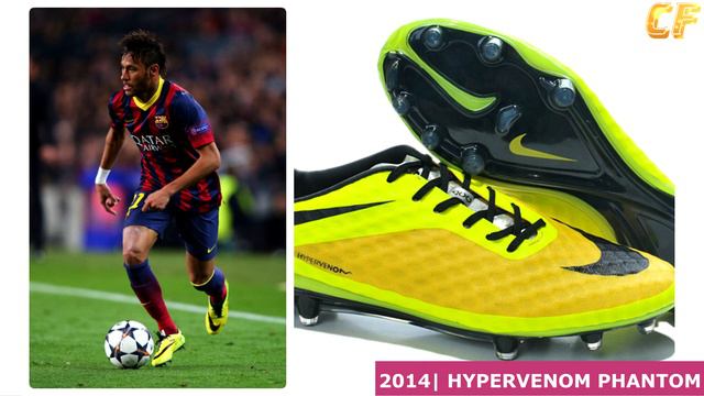 КАКИЕ БУТСЫ НОСИТ НЕЙМАР ? ЭВОЛЮЦИЯ БУТС НЕЙМАРА