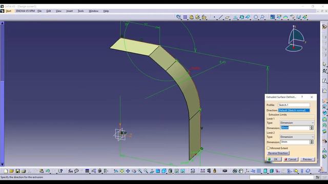 Generative Shape Design - CATIA V5 Beginner Tutorial #1- How to use Extrude and Split |DesignCorner смотреть онлайн