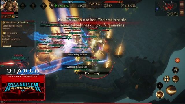 Diablo Immortal - New Era VS Eaters of Light, Shadow War Season 13 смотреть онлайн