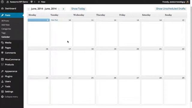 Overview of Editorial Calendar Plugin for WordPress смотреть онлайн