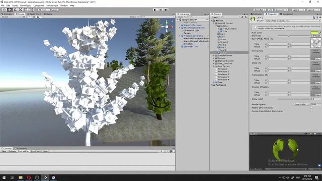 Unity Terrain 2. Lets make a game ep9 смотреть онлайн