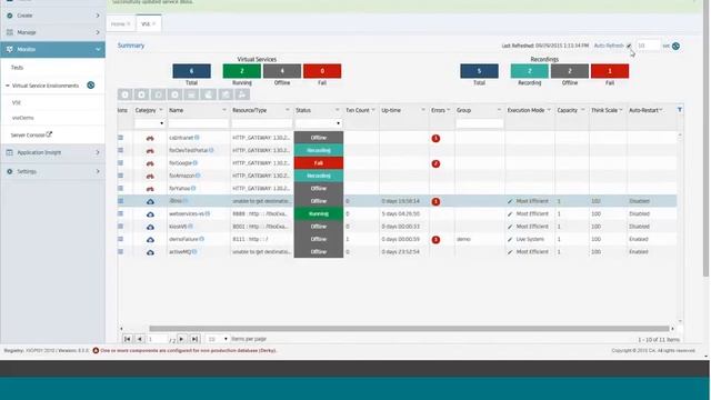 New Virtual Service Manager in CA Service Virtualization 8.5 смотреть онлайн