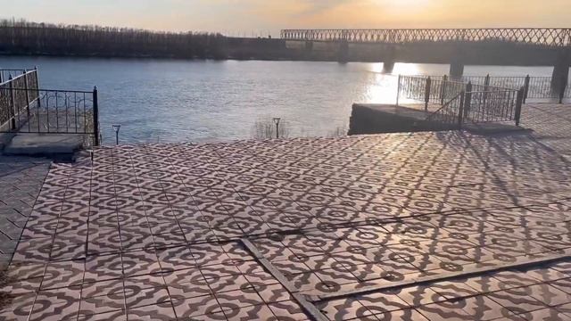 Гуляю по набережной Иртыша/Павлодар/Казахстан/23 марта 2023 смотреть онлайн