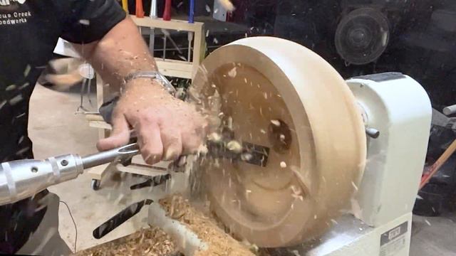 Large Punky White Oak Bowl With A Live Edge!
