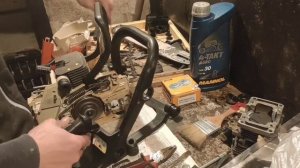 Пила Stihl MS180/170 не заводится. Ремонт, сборка.