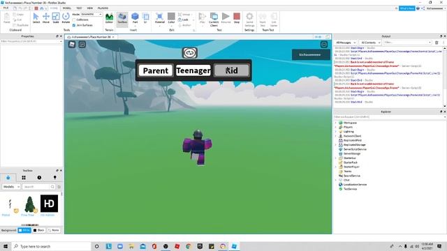 Choose Age System On Roblox Studio / Roblox Studio Free Model смотреть онлайн