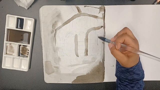 It's back! - My Blue Sketchbook | ArtSnacks + Inkwood Art Challenge | Day - 12 смотреть онлайн