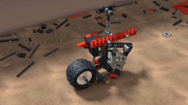 Lego Technic 8829 Model B - Speed Build Animation and Functions Review смотреть онлайн