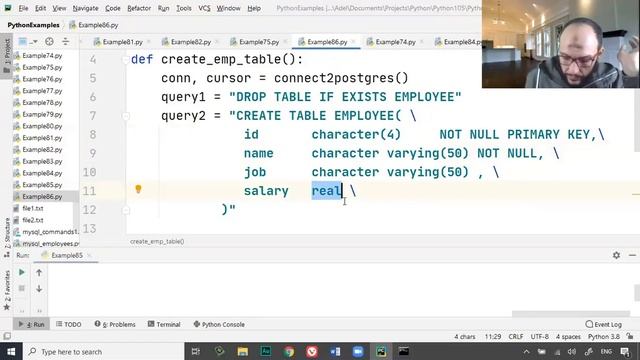 100 Python Handling Data Course PostgreSQL Database Create Table from python into postgres databas смотреть онлайн