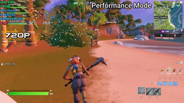 Fortnite Chapter 3 Season 1 || Intel HD/UHD 630 + i5 9300H Performance Test || 720p Benchmark смотреть онлайн