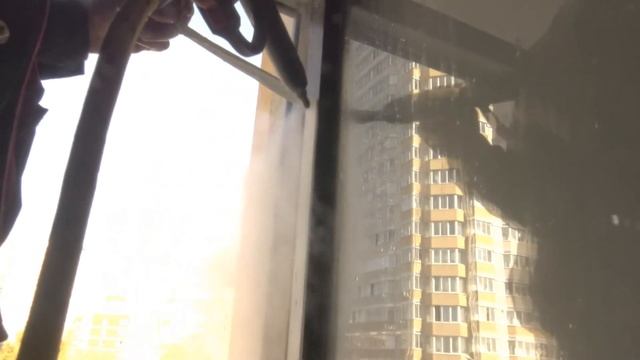 Как снять старую пленку с рам ПВХ окон смотреть онлайн