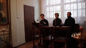 Чтение Апостола на афонский манер (на распев) на литургии. Суббота, 23 октября 2021 г.