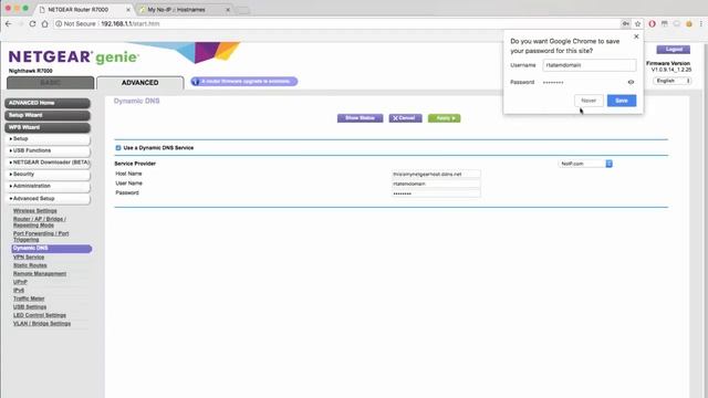 Configuring DDNS Settings With Your No IP Account