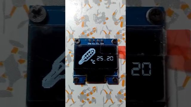 Мини погодная метеостанция(начало).OLED дисплей + Барометр + термометр + (MQ-2) смотреть онлайн