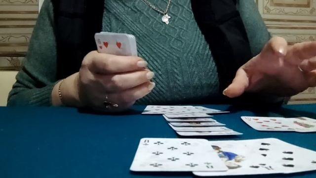 Крестовый Король. Расклад на игральной колоде. смотреть онлайн