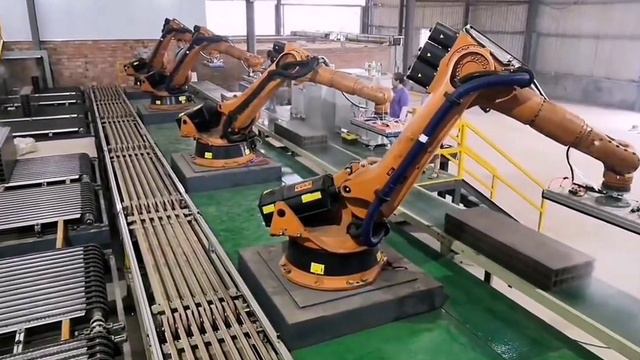 Роботы на кирпичном производстве.mp4 смотреть онлайн