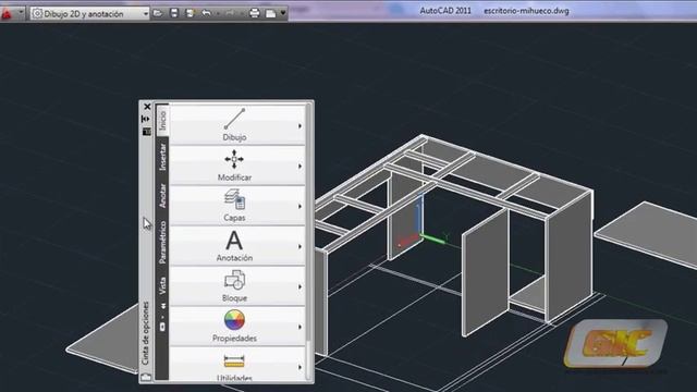 2.3 Autocad 2013, La Cinta de Opciones смотреть онлайн
