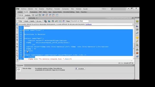 Como llenar un combo con extraccion de base de datos php mysql смотреть онлайн