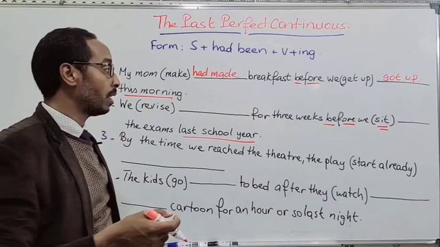 تمرين مع التصحيح Past Perfect Simple & Continuous смотреть онлайн
