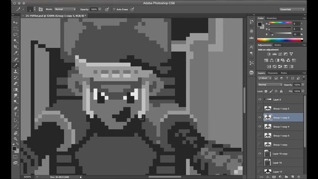 Practicing with Perspective (Starship Pilot Pixel Art Timelapse) смотреть онлайн